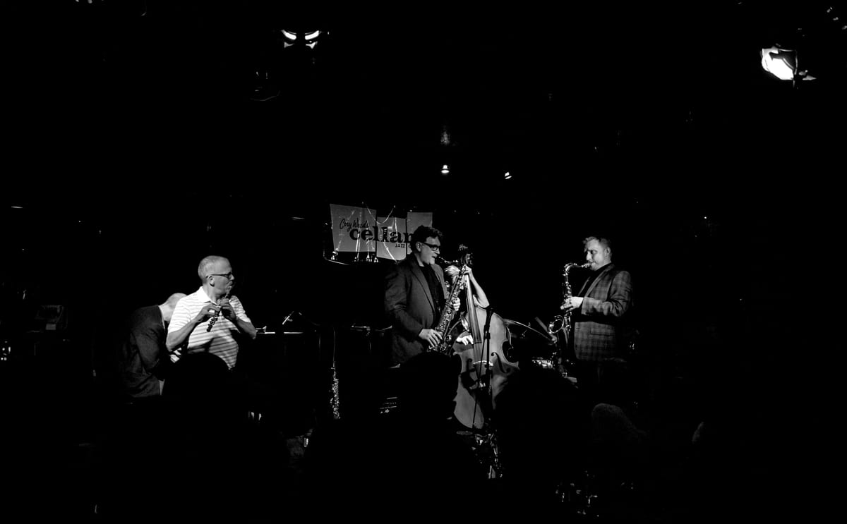 The last note of the last tune at the Cellar