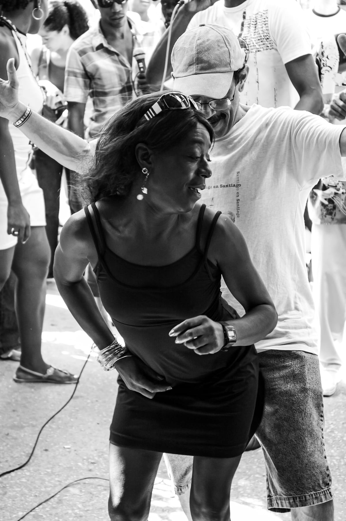 Dancing in Callejon de Hamel, Havana