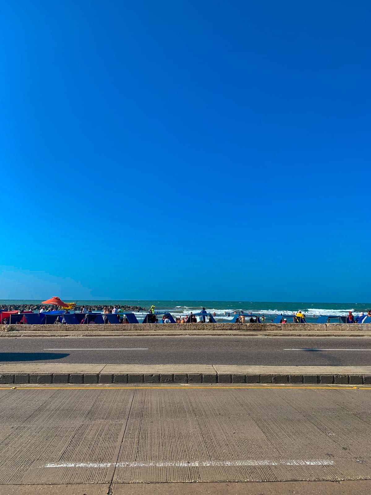 Seawall in Cartagena