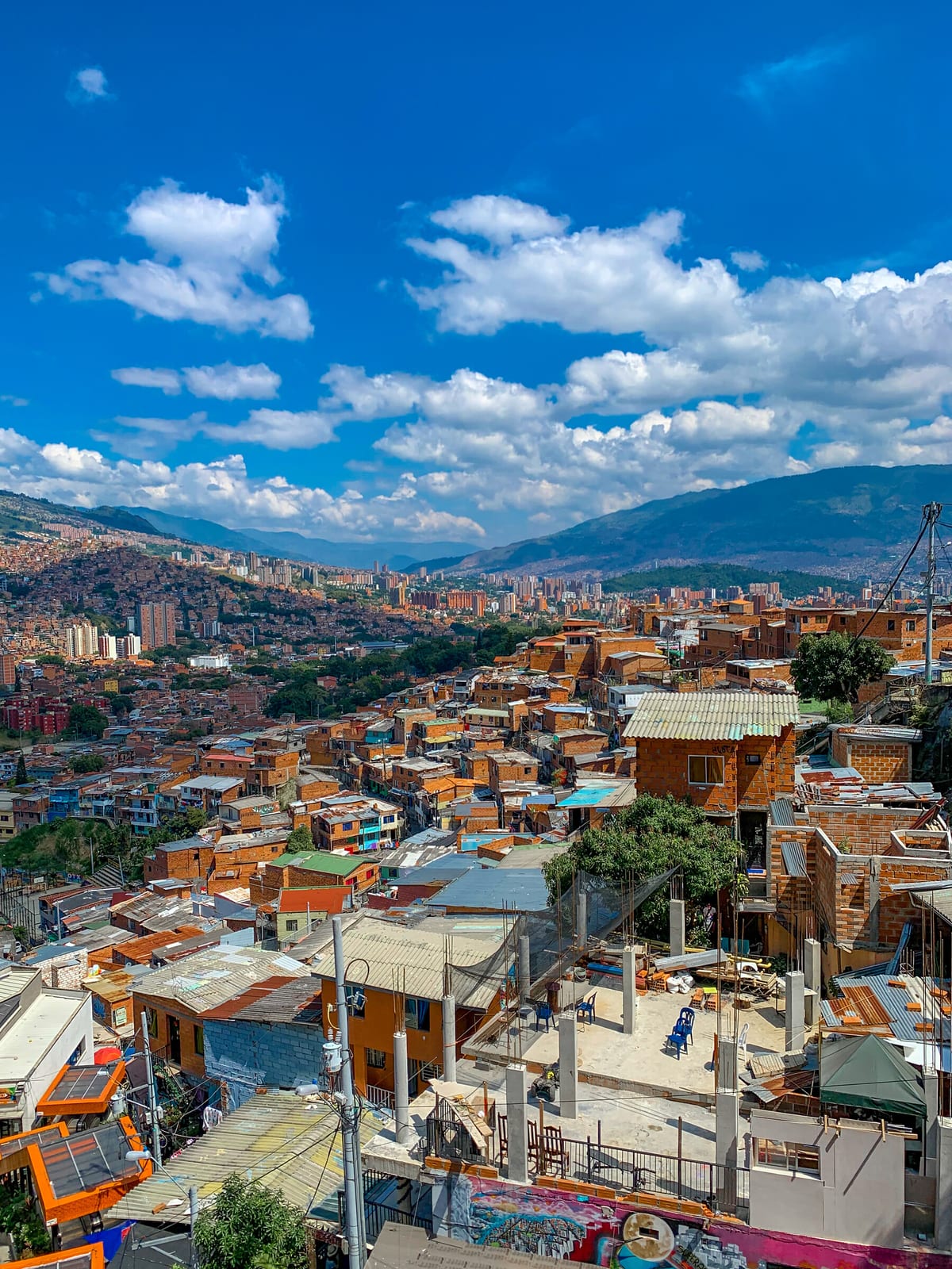 View from Communa 13 in Medellin